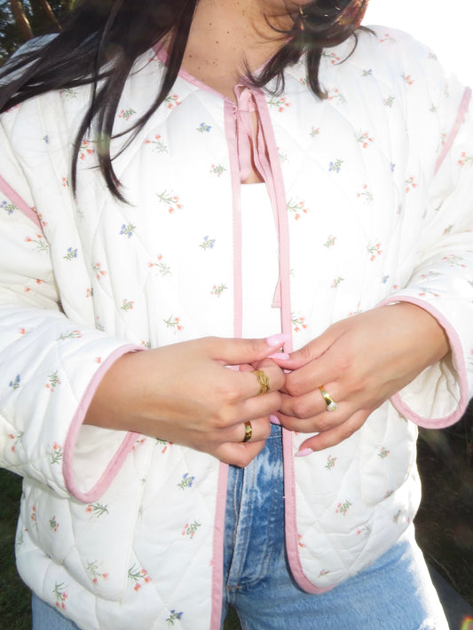 Floral Quilted Jacket