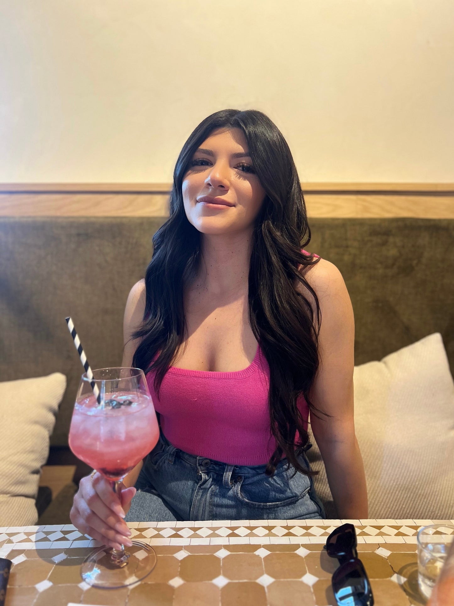 Pink Knit Top
