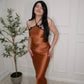 Satin Maxi Dress