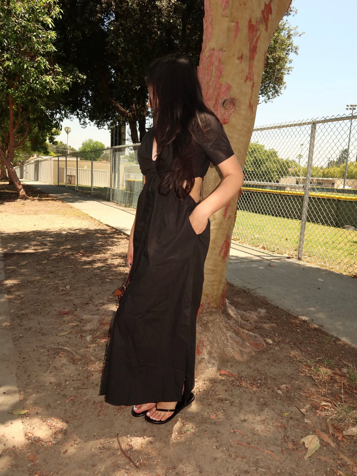 Cutout Maxi Dress